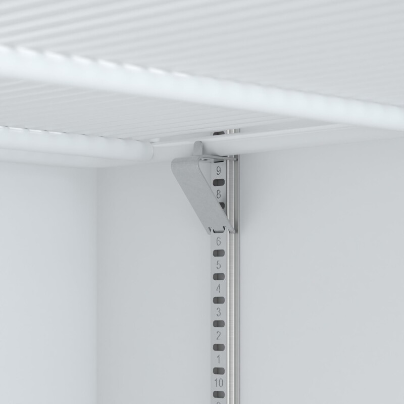 35 in. Commercial 2-Glass Door Merchandiser Refrigerator, 16.5 cu. ft. in White KMMDR2GD35