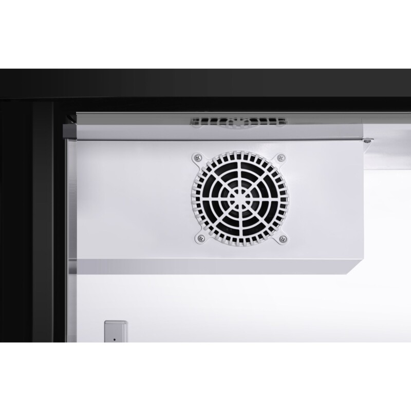 71 in. Commercial 3 Fully Glass Door Merchandiser Refrigerator, 46 cu. ft., ETL Listed in Black KMMDR3FGD