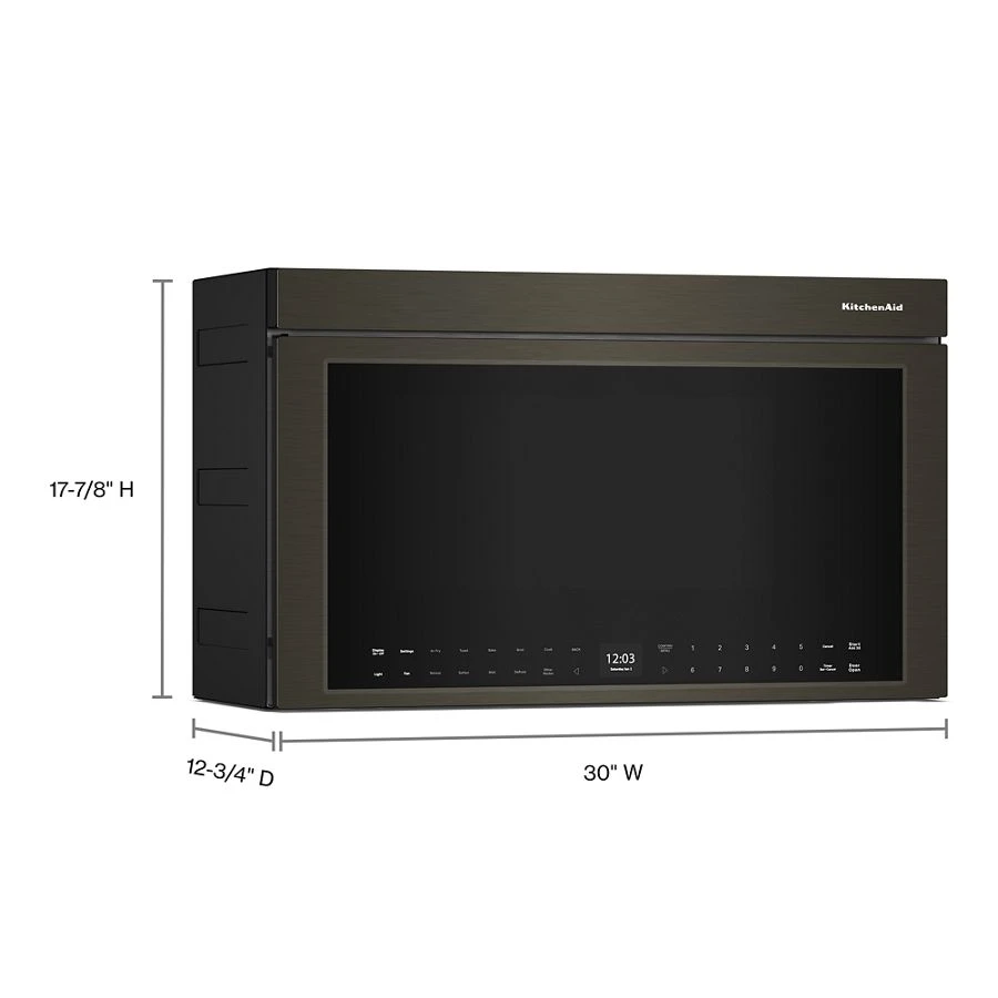 Kitchenaid® Multifunction Over-the-range Oven With Flush Built-in Design KMMF530PBS