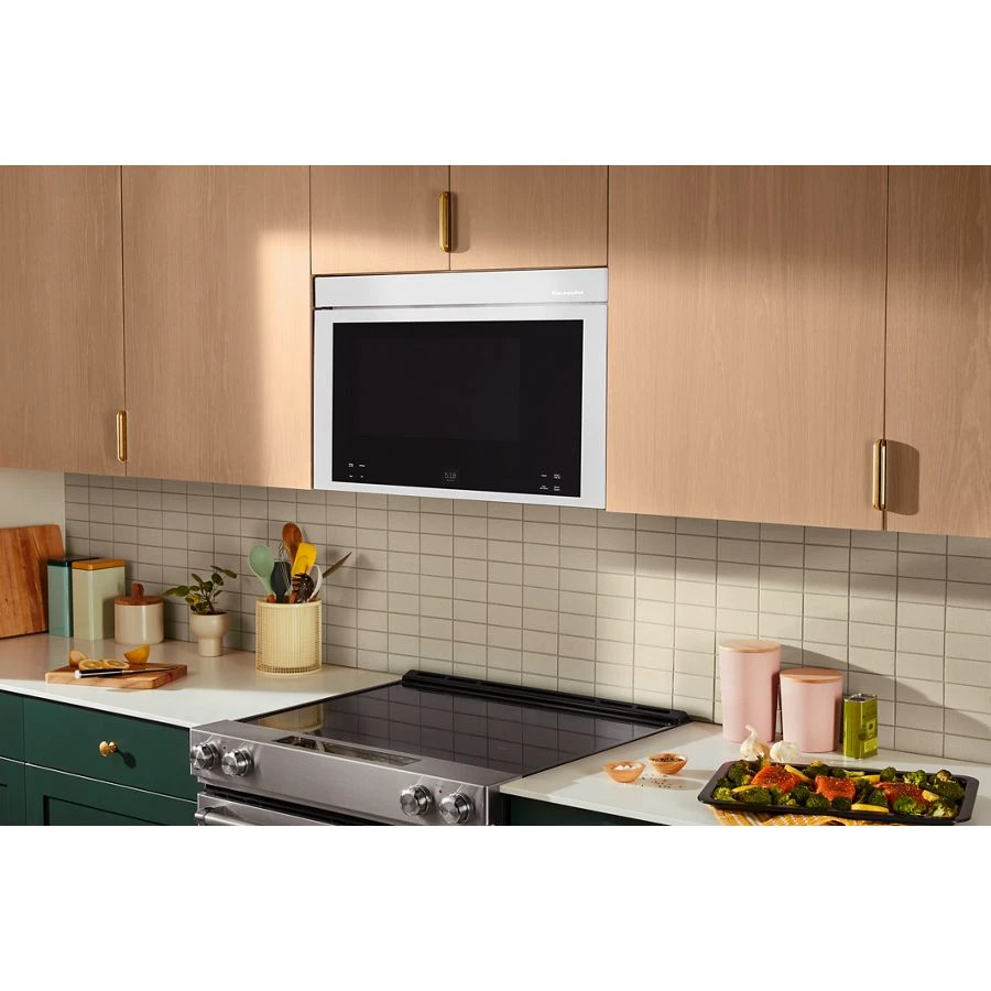 Kitchenaid® Multifunction Over-the-range Oven With Flush Built-in Design KMMF530PWH