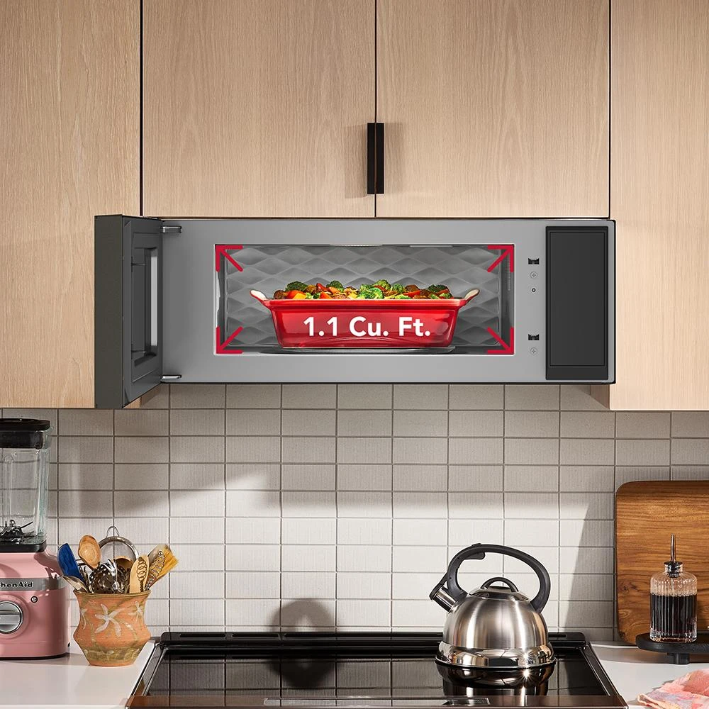 Smart Low Profile Microwave Hood Combination with Dual Fan Ventilation view 7