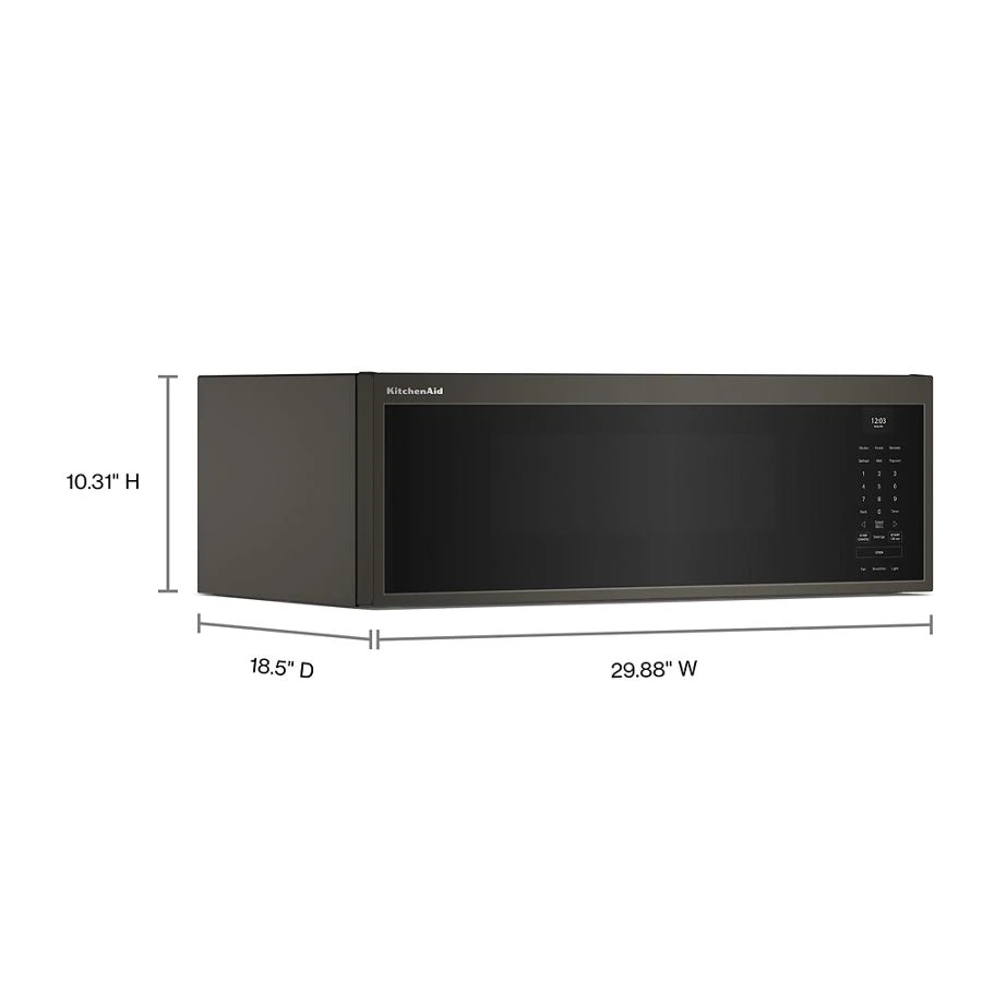 Smart Low Profile Microwave Hood Combination With Dual Fan Ventilation KMML550RBE