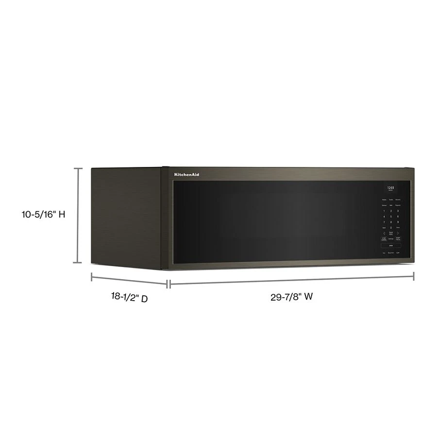 Smart Low Profile Microwave Hood Combination With Dual Fan Ventilation KMML550RBS