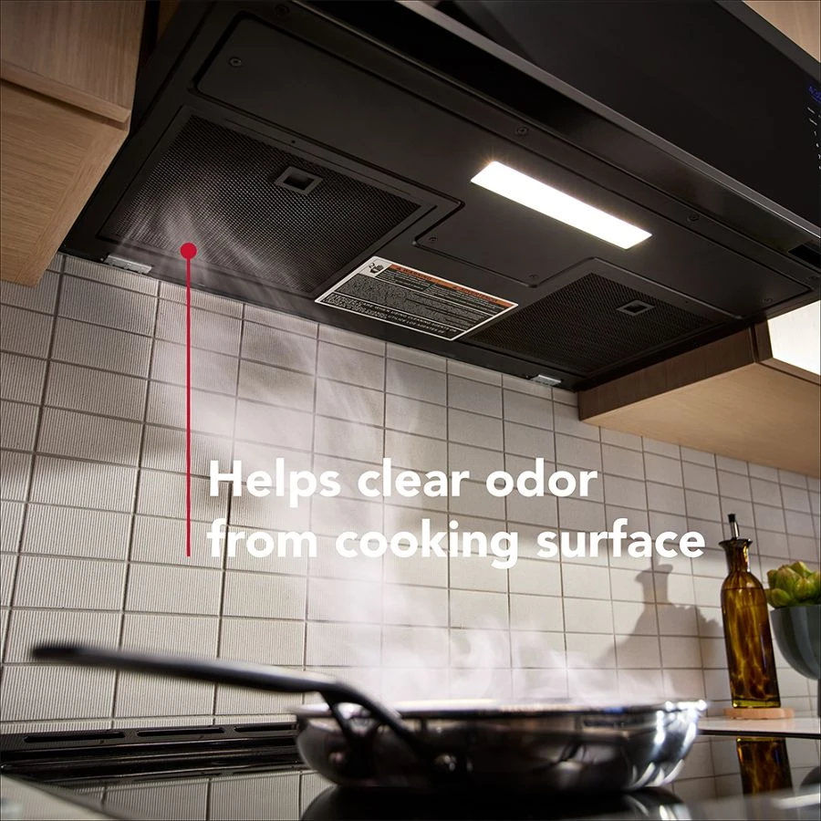 Smart Low Profile Microwave Hood Combination with Dual Fan Ventilation view 4