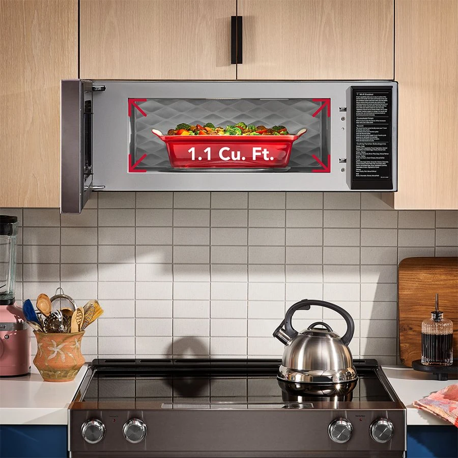 Smart Low Profile Microwave Hood Combination with Dual Fan Ventilation view 10