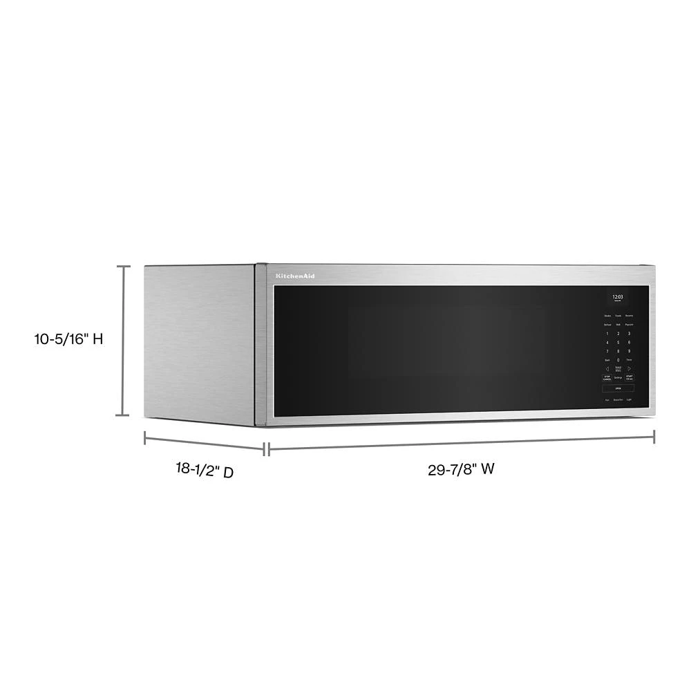 Smart Low Profile Microwave Hood Combination with Dual Fan Ventilation view 6