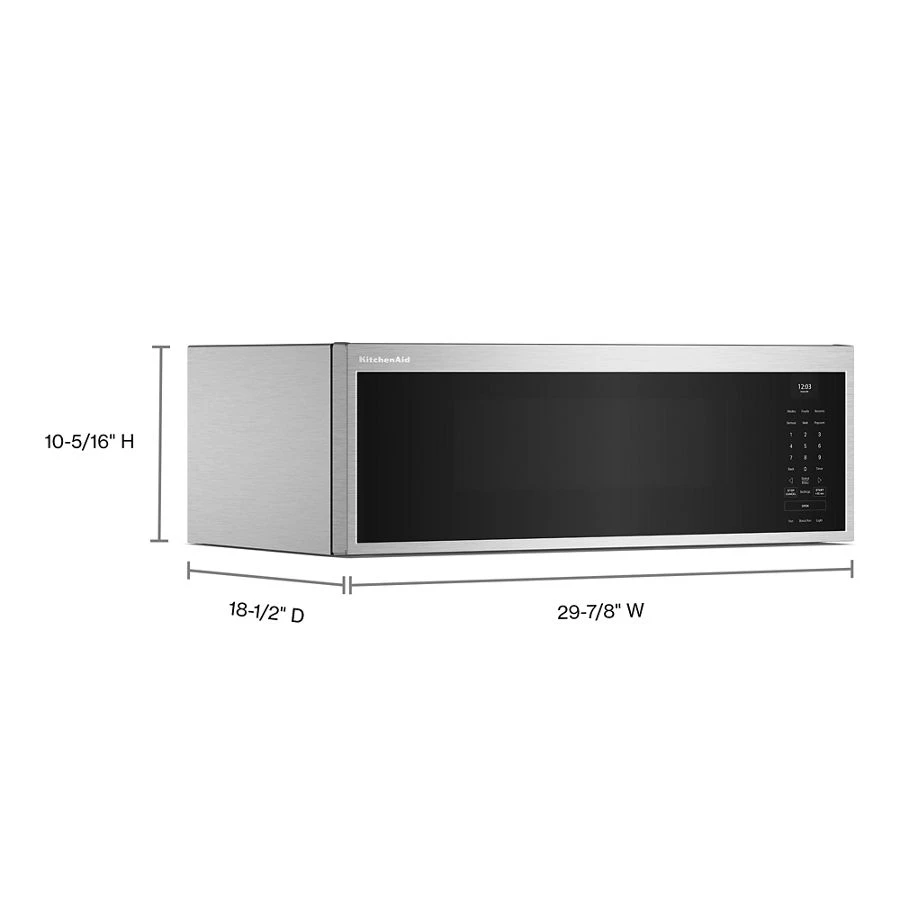 Smart Low Profile Microwave Hood Combination With Dual Fan Ventilation KMML550RPS