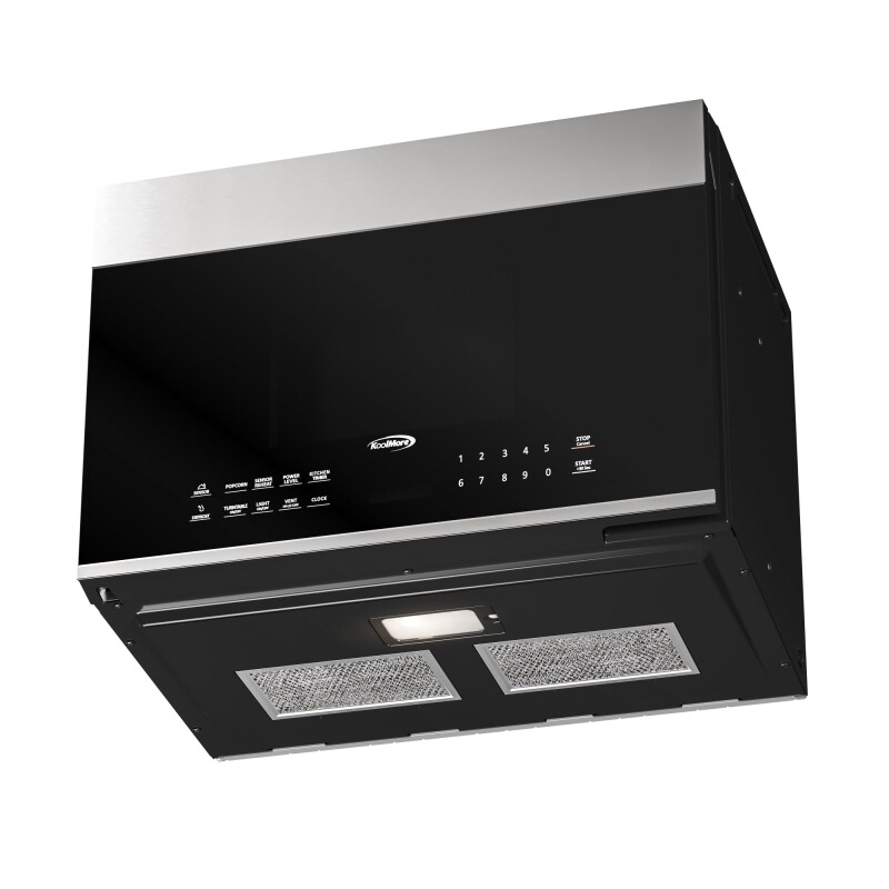 1.3 cu. ft. Over the Range Stainless Steel Microwave, 300 CFM, One Panel KMMOTOP1SS, product image 8 of 13