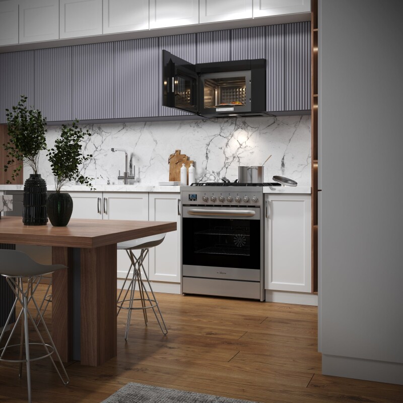 1.3 cu. ft. Over the Range Stainless Steel Microwave, 300 CFM, One Panel KMMOTOP1SS, product image 11 of 13
