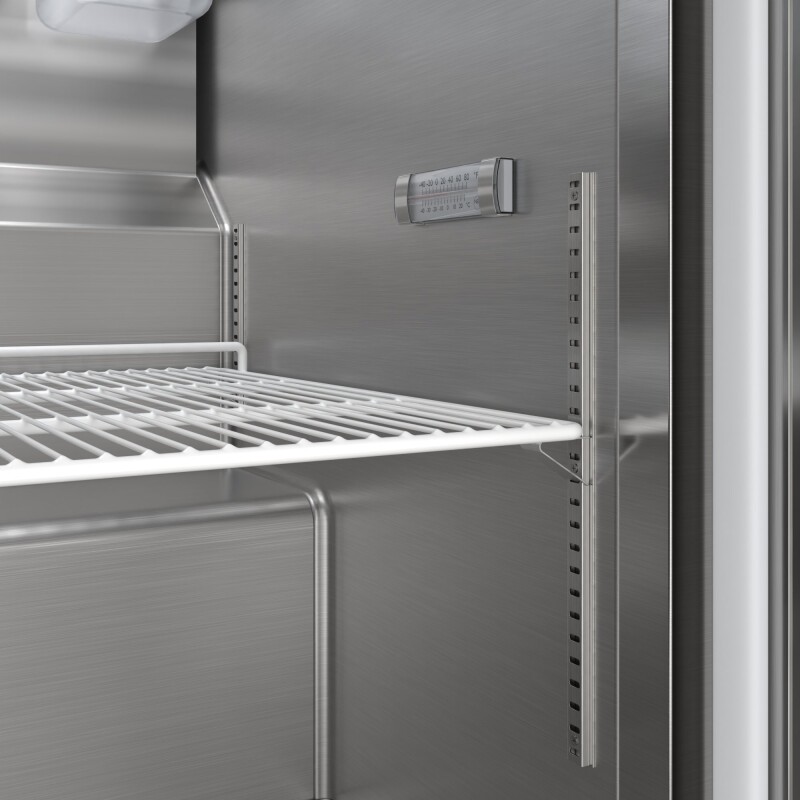36 in. Commercial 2-Door Refrigerated Mega Salad and Sandwich Prep Table, 15 Pan Capacity and 11 Cu. Ft. of Storage in Stainless-Steel KMMPTR362D, product image 9 of 13
