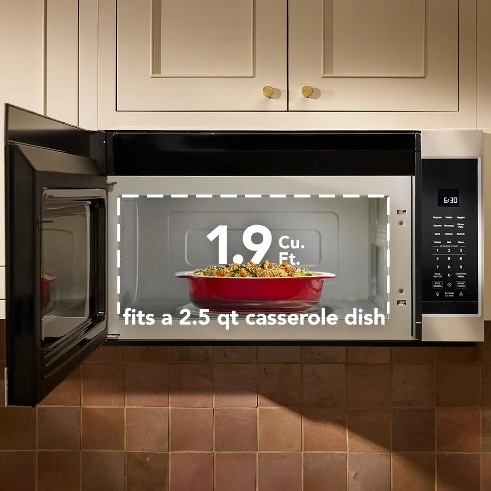 1.9 Cu. Ft. Microwave Hood Combination with Auto Functions view 5