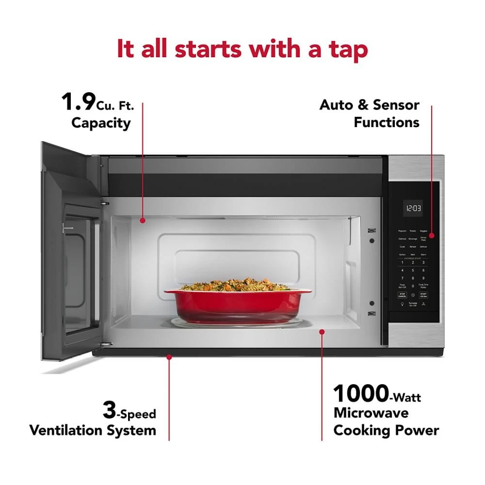1.9 Cu. Ft. Microwave Hood Combination with Auto Functions view 20