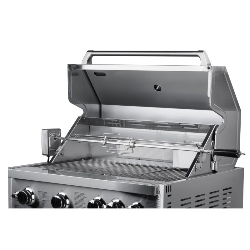 30 in. Built-in Liquid Propane BBQ Grill for Outdoor Kitchen in Stainless-Steel KMOKSBQ30, product image 4 of 13