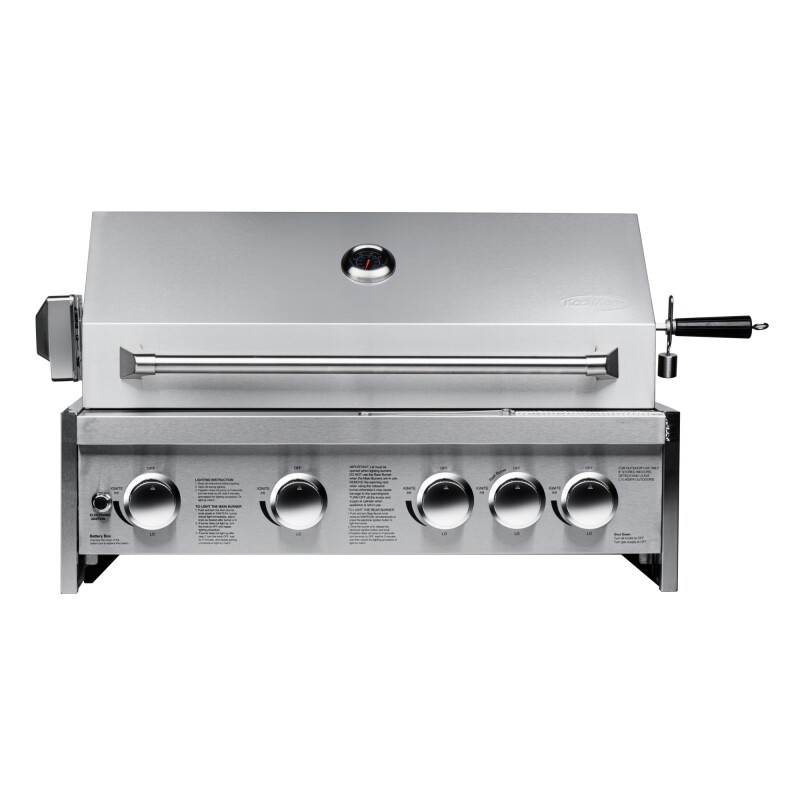 30 in. Built-in Liquid Propane BBQ Grill for Outdoor Kitchen in Stainless-Steel KMOKSBQ30, product image 6 of 13