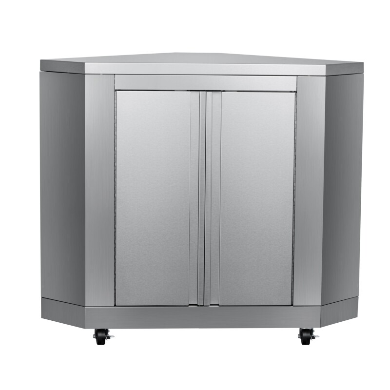 26 in. Stainless-Steel Corner Cabinet for Outdoor Kitchen KMOKSCCAB