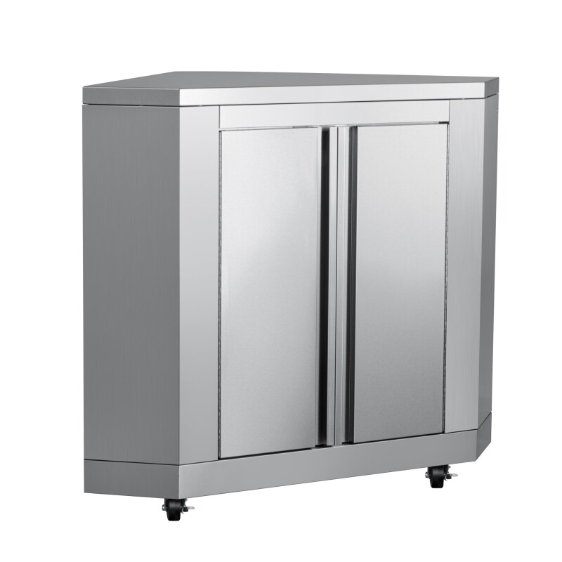 26 in. Stainless-Steel Corner Cabinet for Outdoor Kitchen KMOKSCCAB