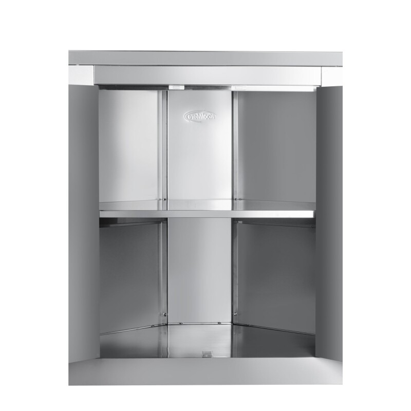 26 in. Stainless-Steel Corner Cabinet for Outdoor Kitchen KMOKSCCAB