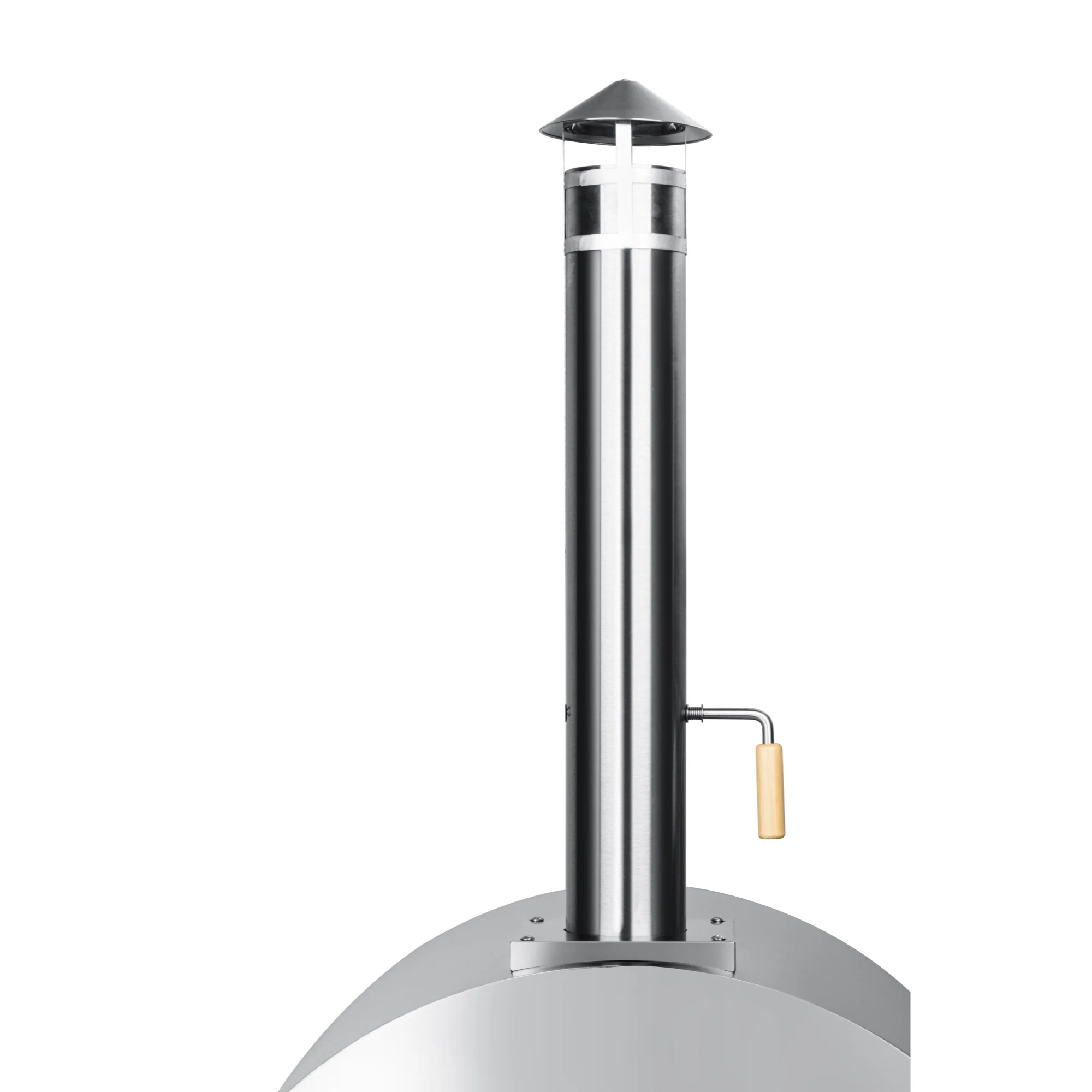 32 in. Outdoor Gas and Wood Fired Pizza Oven in Stainless-Steel KMOKSDFPO, product image 9 of 13