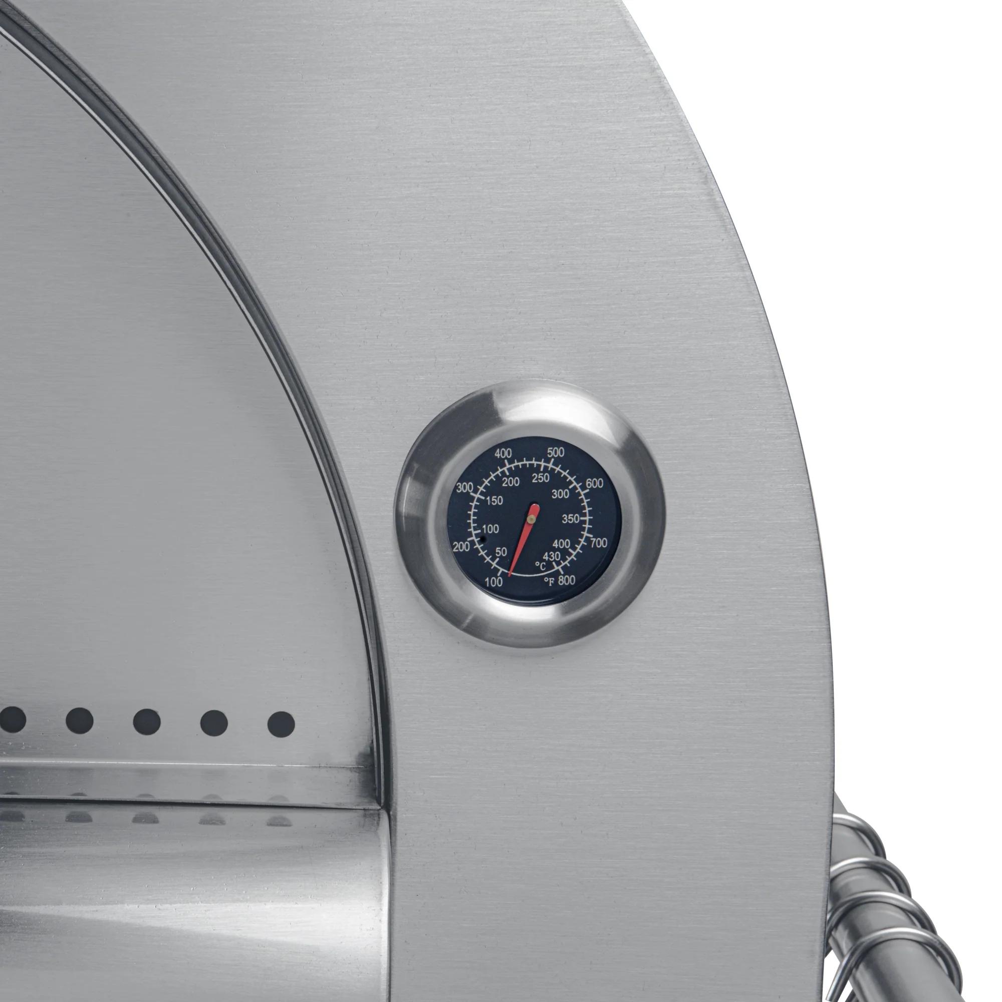 32 in. Outdoor Gas and Wood Fired Pizza Oven in Stainless-Steel KMOKSDFPO, product image 10 of 13