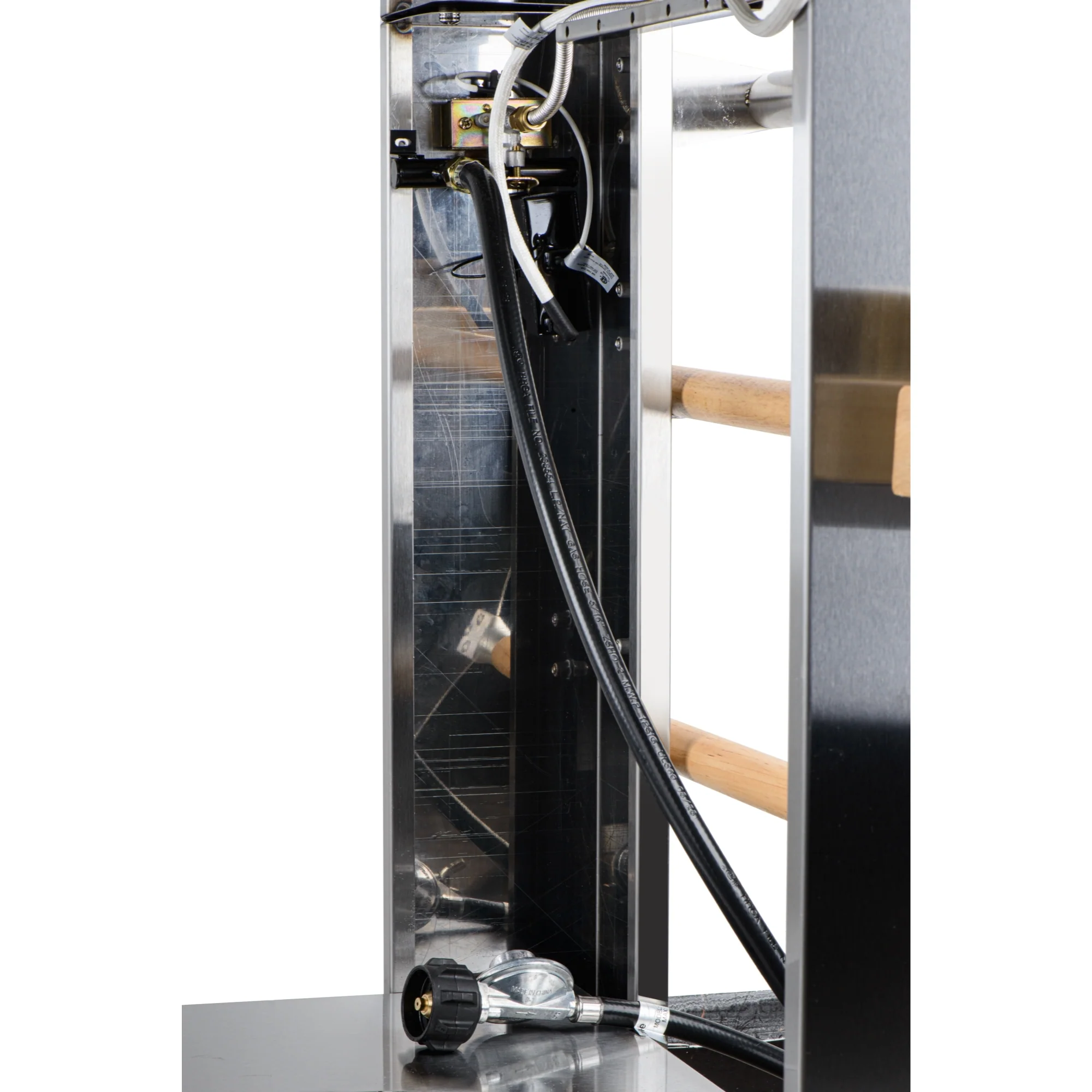 32 in. Outdoor Gas and Wood Fired Pizza Oven in Stainless-Steel KMOKSDFPO, product image 11 of 13