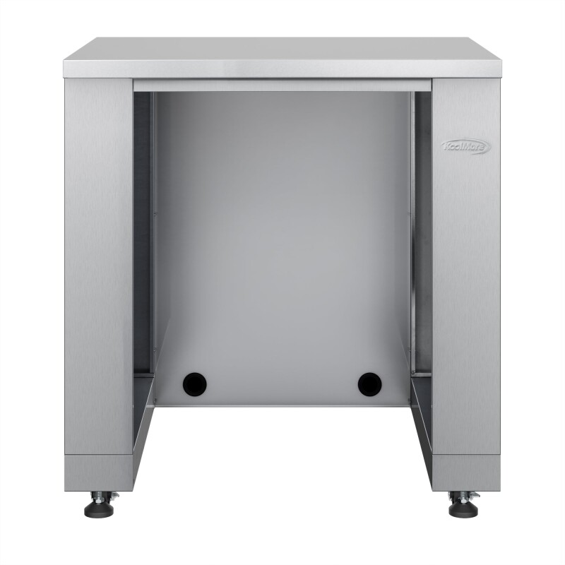 Outdoor Kitchen Series Modular Kitchen with a Dual Fuel Pizza Oven, Refrigerator and Cabinet, Sink, 30 in. BBQ Grill And Grill Cabinet in Stainless-Steel KMOKSKITCONFIG118, product image 5 of 9