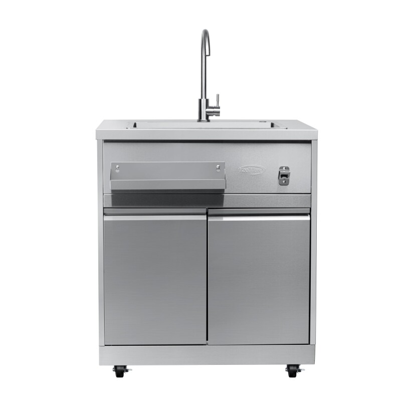 32 in. Sink with Cabinet in Stainless-Steel for Outdoor Kitchen KMOKSSWC