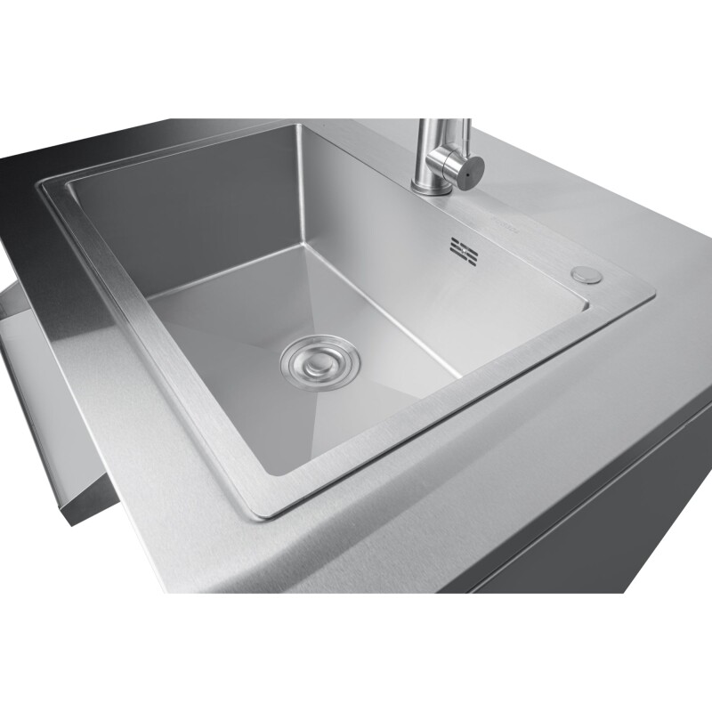 32 in. Sink with Cabinet in Stainless-Steel for Outdoor Kitchen KMOKSSWC, product image 6 of 11