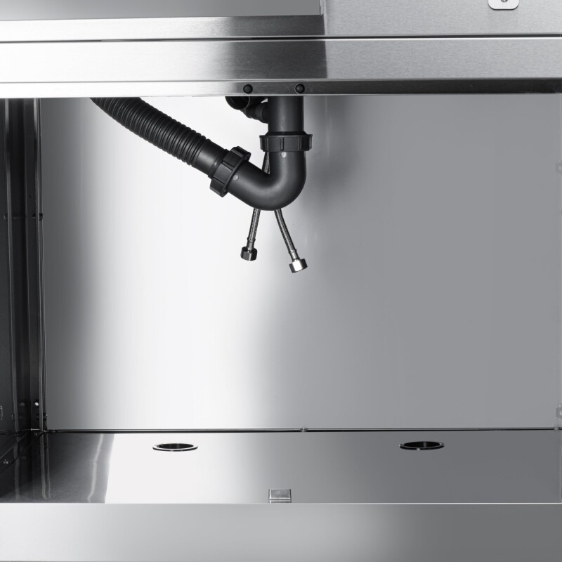 32 in. Sink with Cabinet in Stainless-Steel for Outdoor Kitchen KMOKSSWC, product image 9 of 11