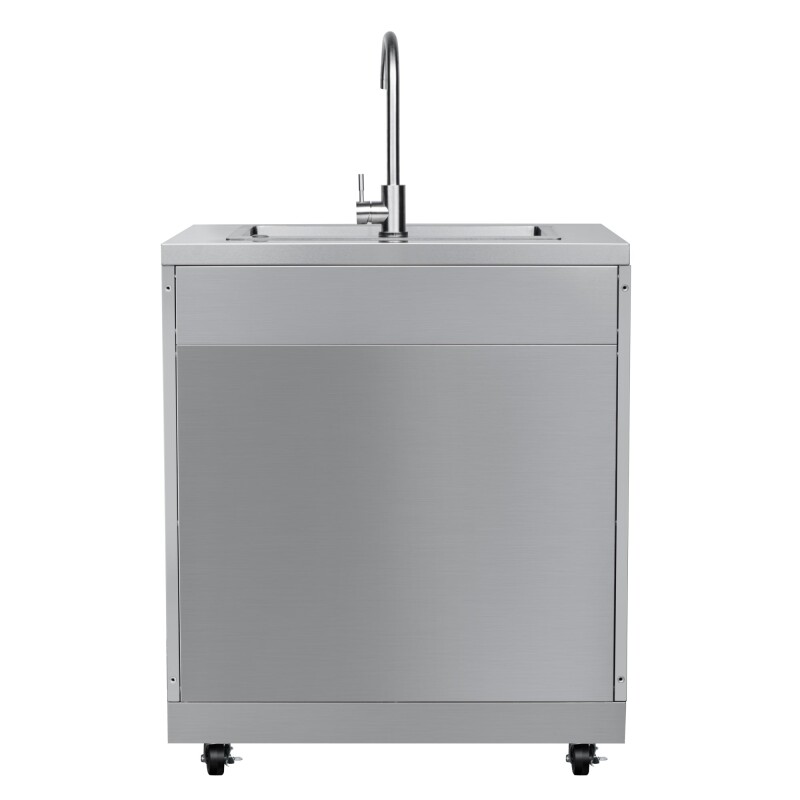 32 in. Sink with Cabinet in Stainless-Steel for Outdoor Kitchen KMOKSSWC, product image 10 of 11