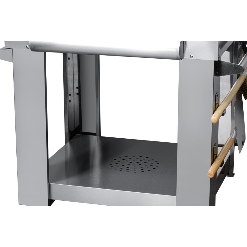 32 in. Outdoor Wood Fired Pizza Oven in Stainless-Steel KMOKSWFPO