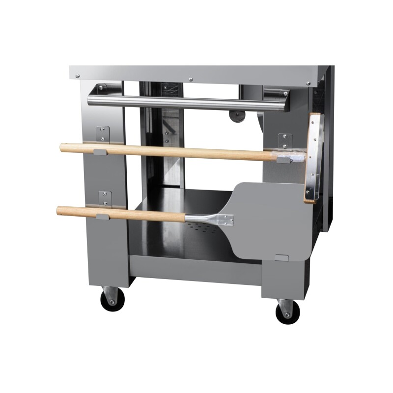 32 in. Outdoor Wood Fired Pizza Oven in Stainless-Steel KMOKSWFPO