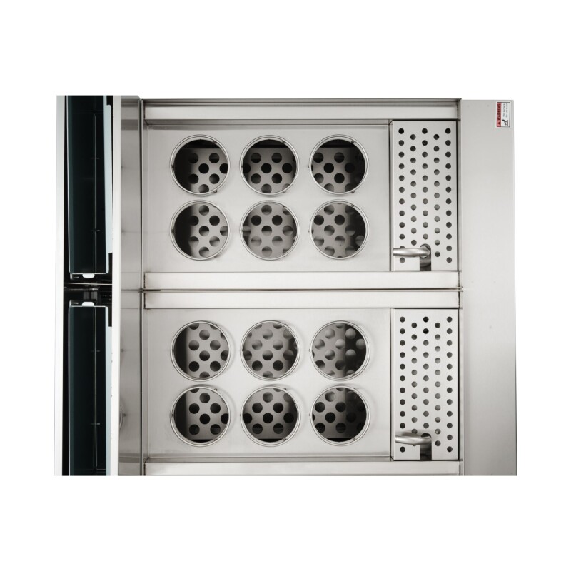 22-Gallon Natural Gas Pasta Cooker with 12 Baskets and 140,000 BTU in Stainless-Steel KMPC12NG, product image 10 of 13