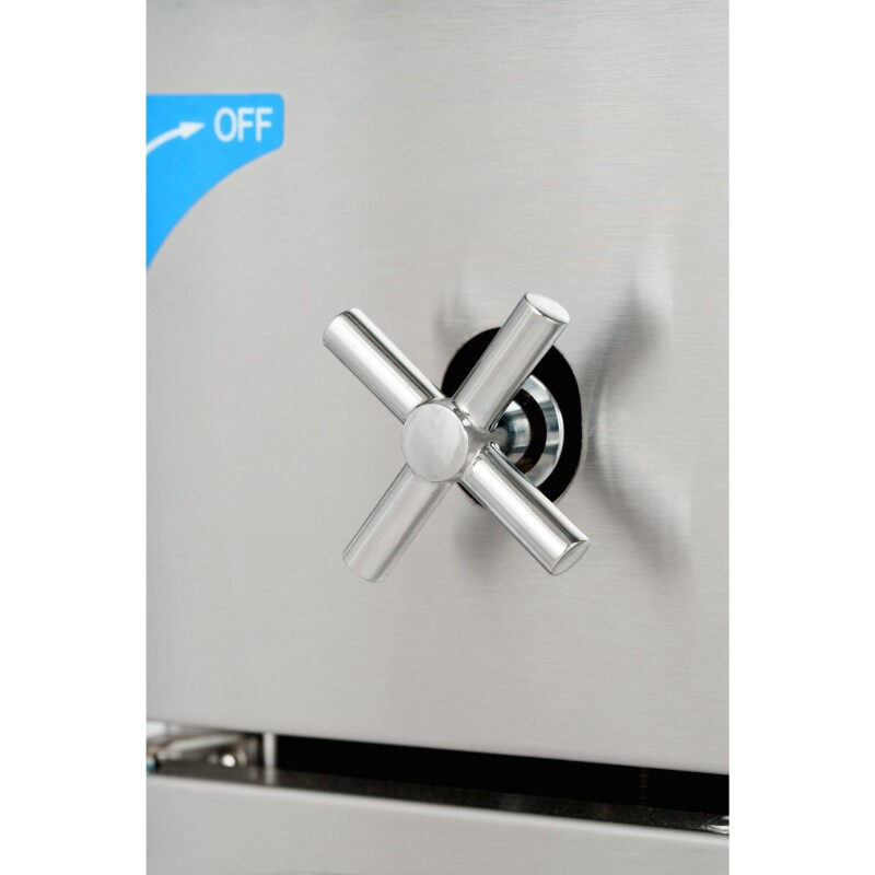 11-Gallon Natural Gas Pasta Cooker with 6 Baskets, 70,000 BTU in Stainless-Steel KMPC6NG, product image 12 of 13