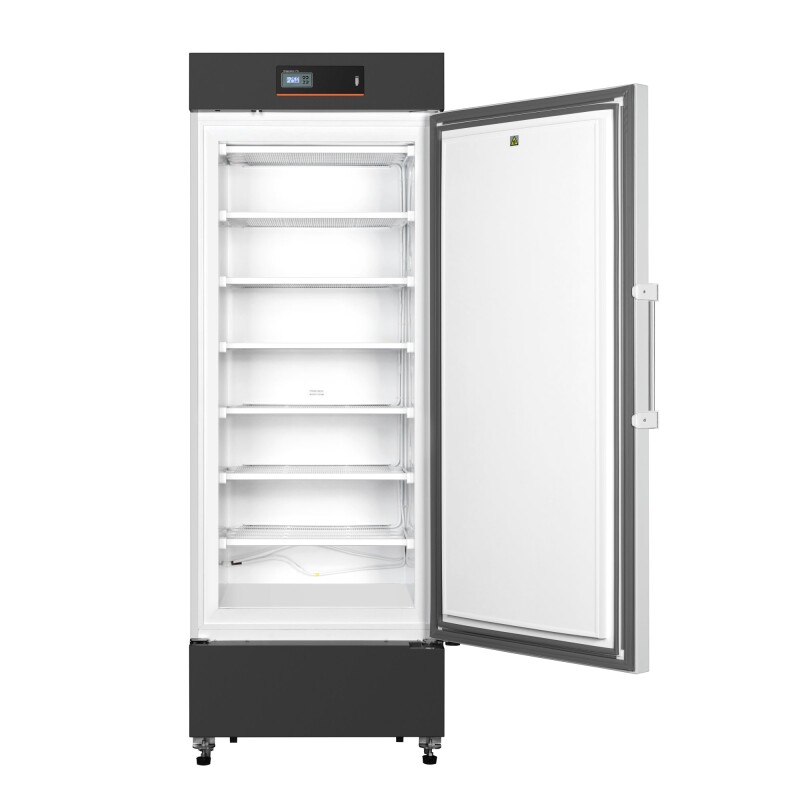 27 in. -25 C Upright Medical Freezer For Pharmacy / Laboratory With Dynamic Freeze, LED Display, Multi-Level Emergency Alarms and Precise Temperature Control, 10.8 Cu. Ft KMPHF10C