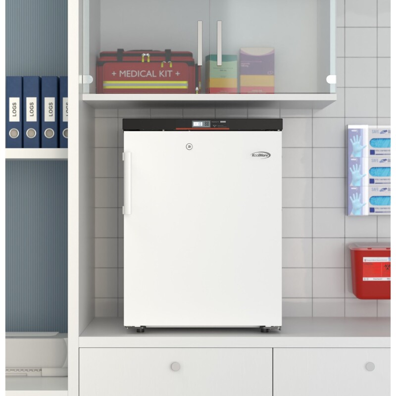 24 in. -25 C Undercounter Medical Freezer For Pharmacy / Laboratory With Dynamic Freeze, LED Display, Multi-Level Emergency Alarms, and Precise Temperature Control, 3.7 Cu. Ft KMPHF4C