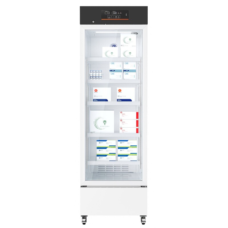 24 in. 11 cu. ft. Medical Pharmacy Refrigerator With Multi-Level Emergency Alarms in White, UL Listed KMPHR11C
