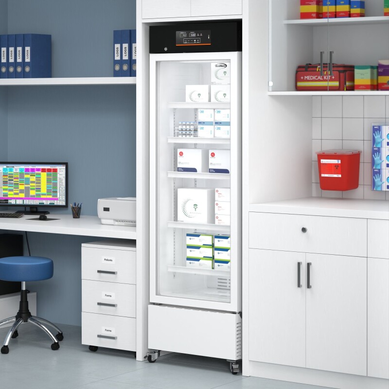 24 in. 11 cu. ft. Medical Pharmacy Refrigerator With Multi-Level Emergency Alarms in White, UL Listed KMPHR11C, product image 6 of 13