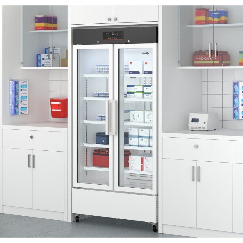 38 in. 27 cu. ft. Medical Vaccine Refrigerator for Pharmacy and Laboratory with Multi-Level Emergency Alarms, UL-Listed in White KMPHR27C, product image 5 of 13