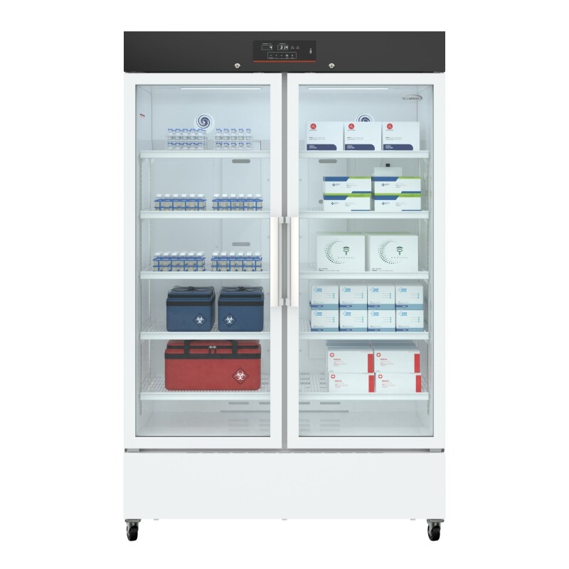 48 in. 35 cu. ft. Medical Vaccine Refrigerator for Pharmacy and Laboratory with Multi-Level Emergency Alarms, UL-Listed in White KMPHR35C