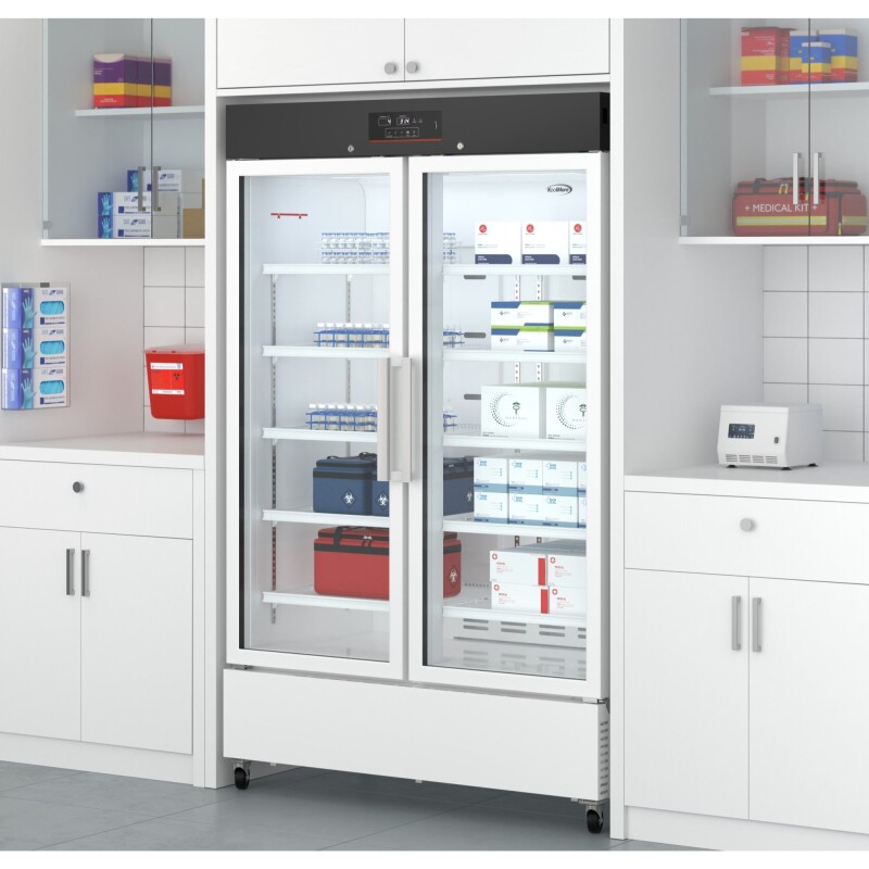 48 in. 35 cu. ft. Medical Vaccine Refrigerator for Pharmacy and Laboratory with Multi-Level Emergency Alarms, UL-Listed in White KMPHR35C, product image 5 of 13