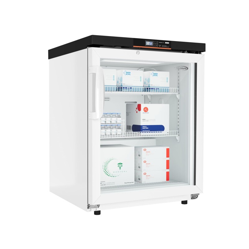 24 in. 4.5 cu. ft. Countertop Medical Pharmacy Refrigerator With Multi-Level Emergency Alarms in White, UL Listed KMPHR45C, product image 2 of 13