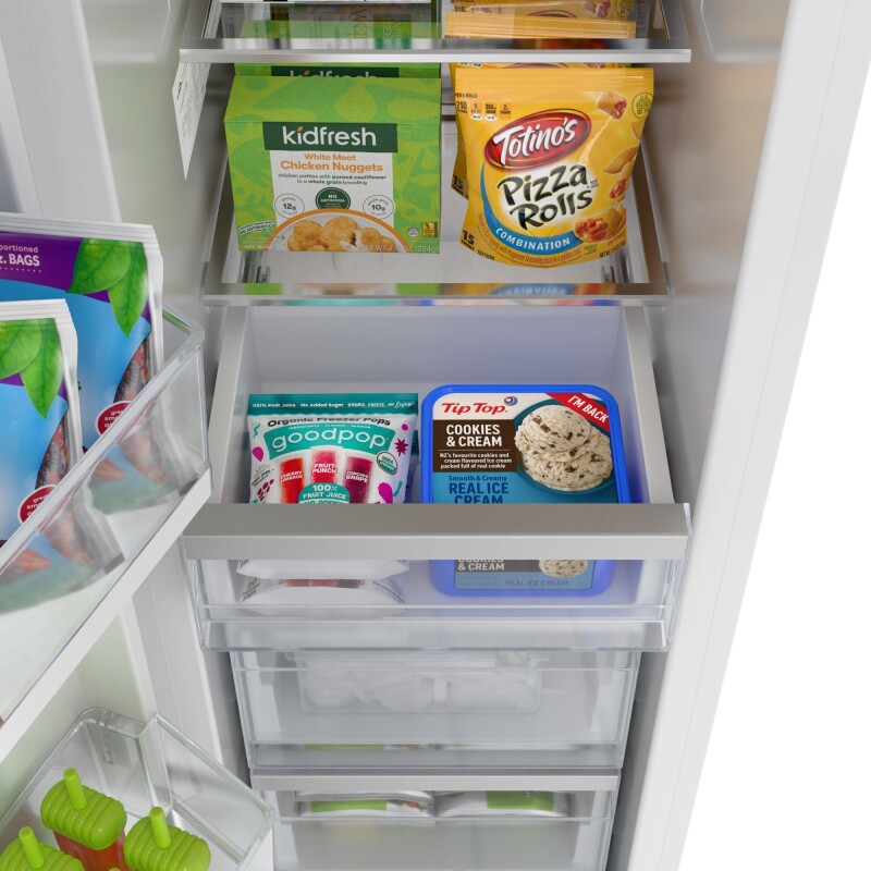 Reserve 18 In. Panel Ready Freezer Column With 8.6 Cu. Ft. Capacity, Ice Maker, Frost Free, ETL Listed, Energy Star KMPRCF18, product image 9 of 11
