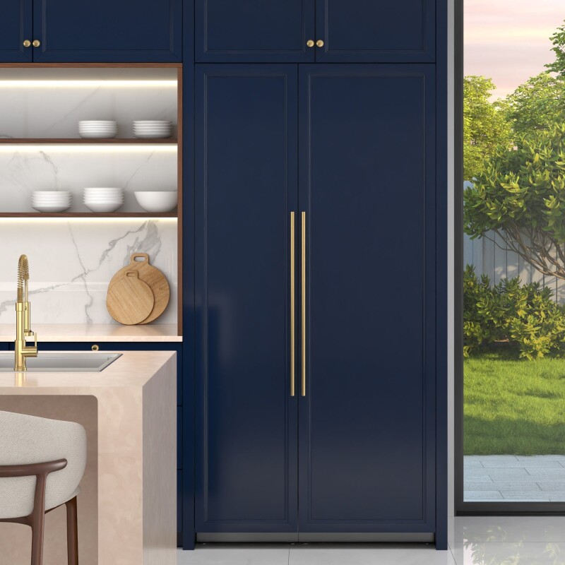 Reserve 24 in. Panel Ready Refrigerator Column with 12.5 Cu. Ft. capacity, Water Dispenser, Frost Free, ETL Listed, Energy Star KMPRCR24