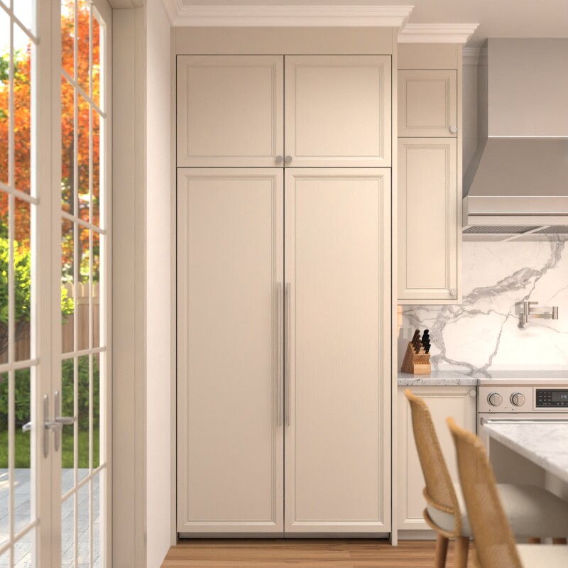 Reserve 24 in. Panel Ready Refrigerator Column with 12.5 Cu. Ft. capacity, Water Dispenser, Frost Free, ETL Listed, Energy Star KMPRCR24
