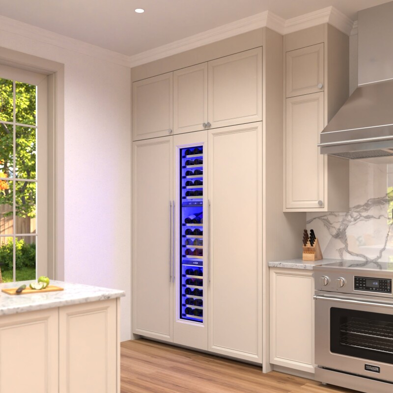 Reserve 24 in. Panel Ready Refrigerator Column with 12.5 Cu. Ft. capacity, Water Dispenser, Frost Free, ETL Listed, Energy Star KMPRCR24