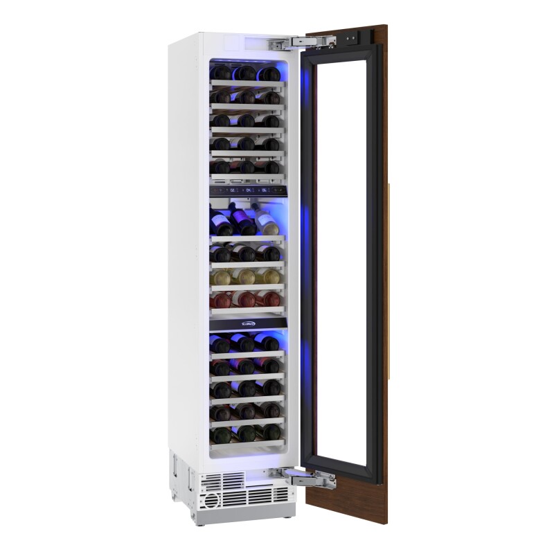 Reserve Panel Ready Column 24 in. Refrigerator, 18 in. Wine Cooler and 18 in. Freezer Combo with Water and Ice Dispenser, Wooden Shelves, ETL Listed, Energy Star KMPRCR24F18W, product image 12 of 13
