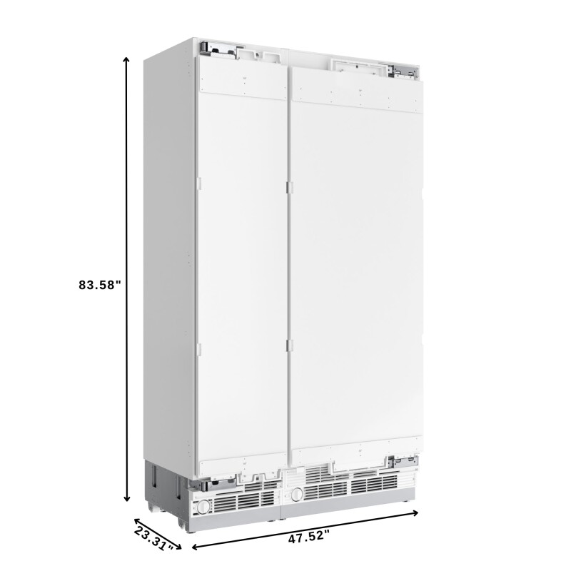 Reserve Panel Ready Column 30 in. Refrigerator and 18 in. Freezer Combo with Ice and Water Dispenser, Frost Free, ETL Listed, Energy Star KMPRCR30F18, product image 2 of 13