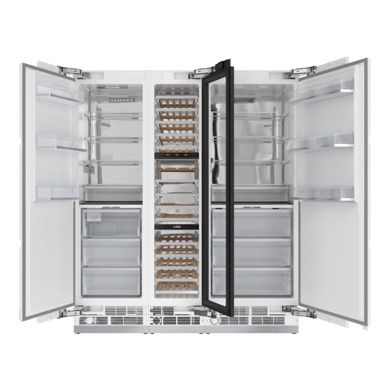 Reserve Panel Ready Column 30 in. Refrigerator, 18 in. Wine Cooler and 24 in. Freezer Combo, Frost Free, Water and Ice Dispenser, ETL Listed, Energy Star KMPRCR30F24W, product image 5 of 13