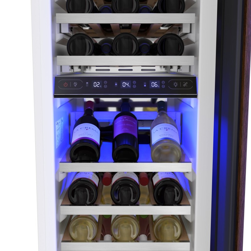 Reserve Panel Ready Column 30 in. Refrigerator, 18 in. Wine Cooler and 24 in. Freezer Combo, Frost Free, Water and Ice Dispenser, ETL Listed, Energy Star KMPRCR30F24W, product image 13 of 13