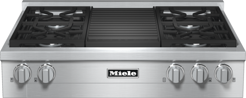 RangeTop with 4burners and grill for versatility and performance KMR11351G